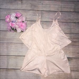 Light pink short one piece